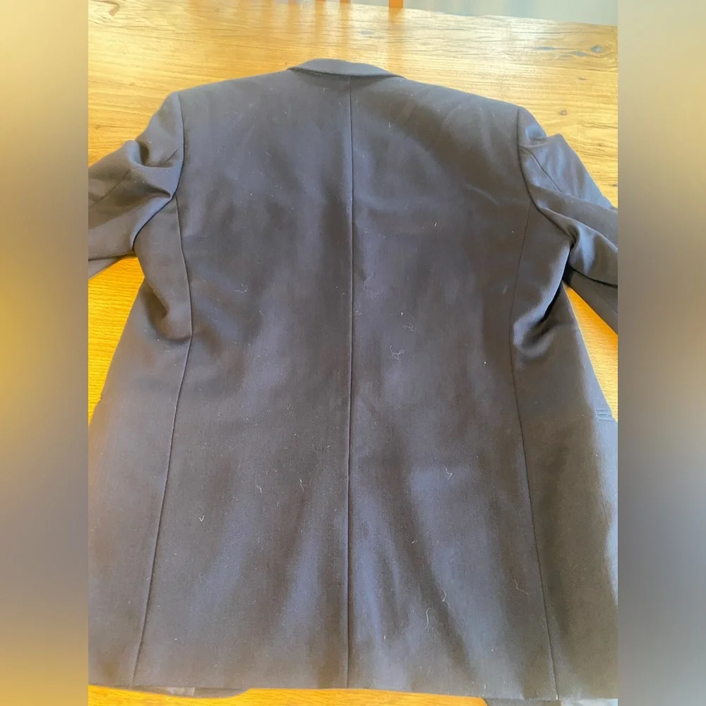 Jones New York‎ Dark Navy Men's Pleated Cuff Classic Suit Preowned